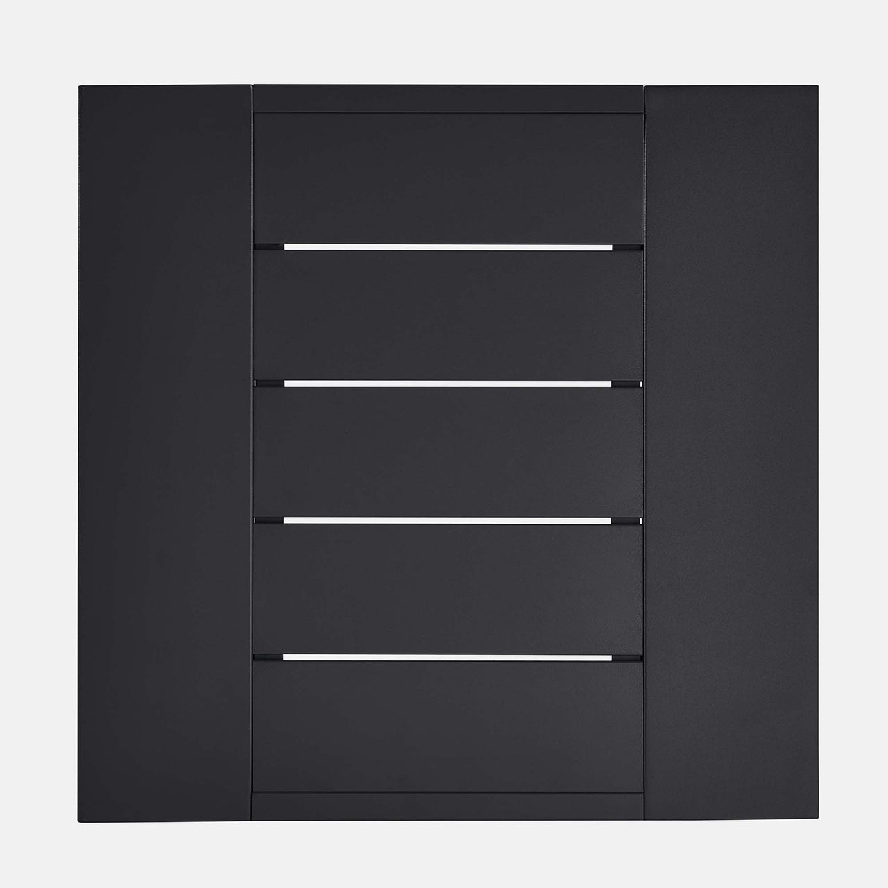 Tahlor Alfresco Powder-Coated Aluminum End Table, Gray