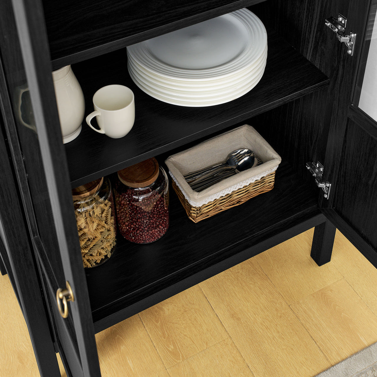 Evelyn Storage Cabinet, Black