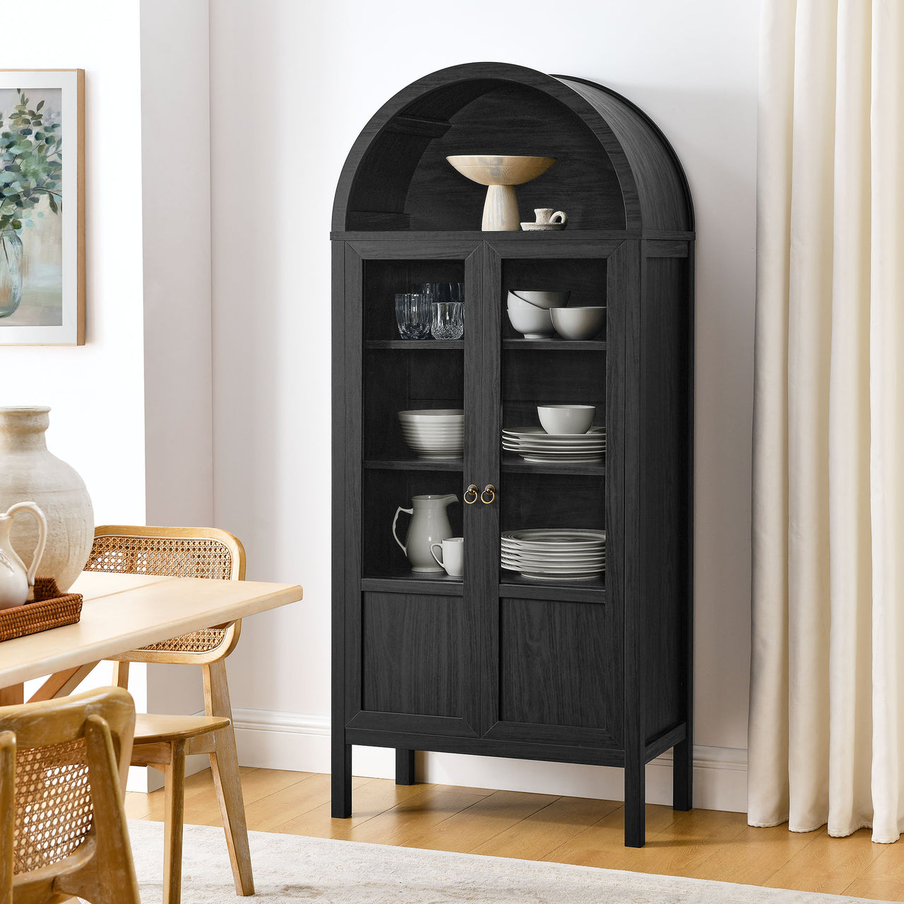 Evelyn Storage Cabinet, Black