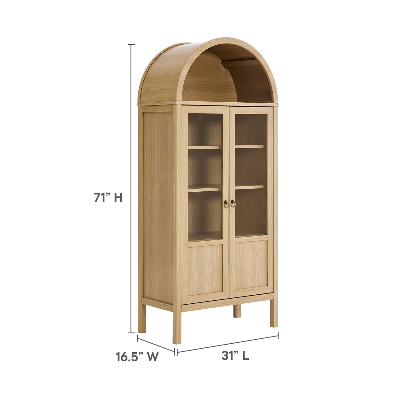 Evelyn Storage Cabinet, Oak