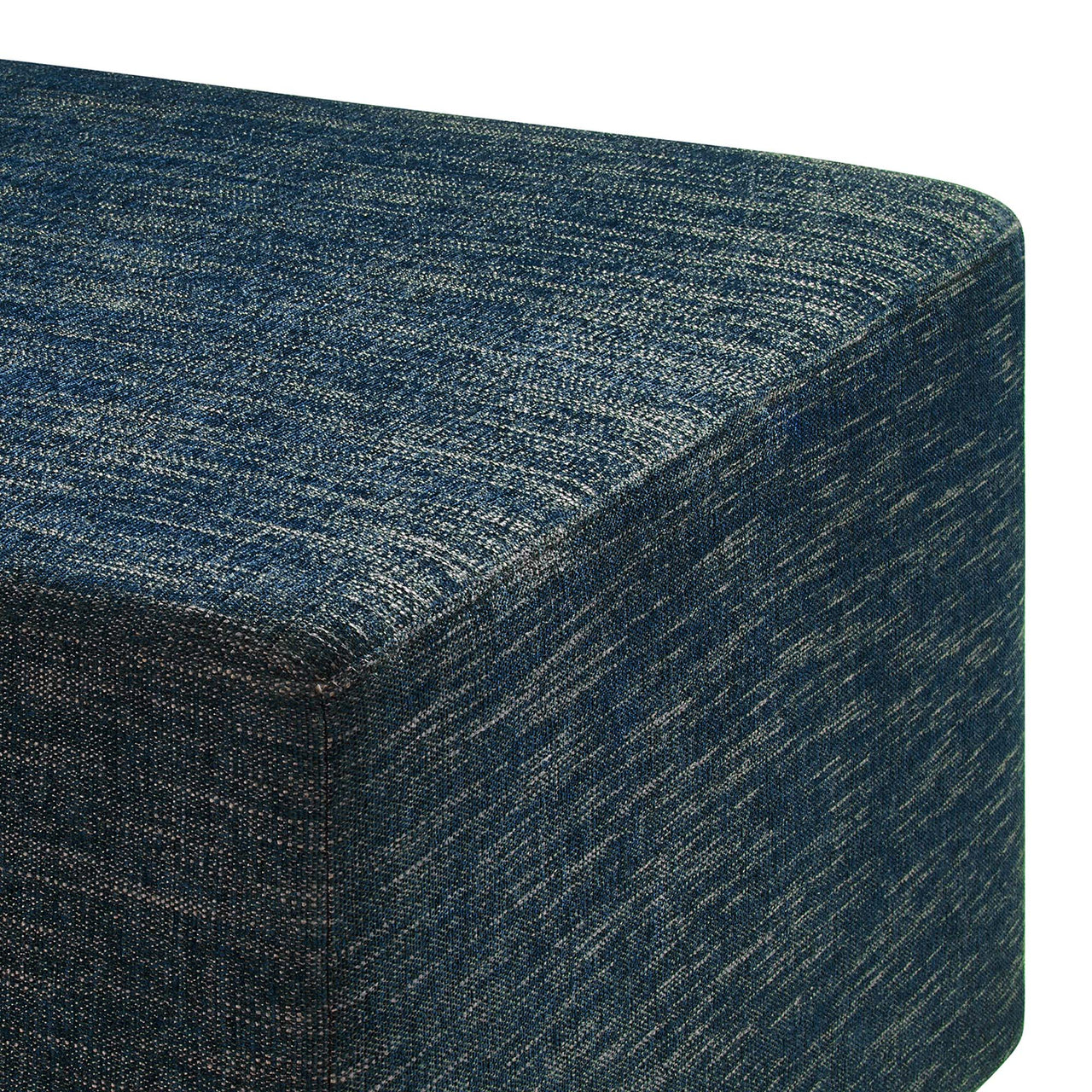 Calyx Square Pouf, Large, Azure