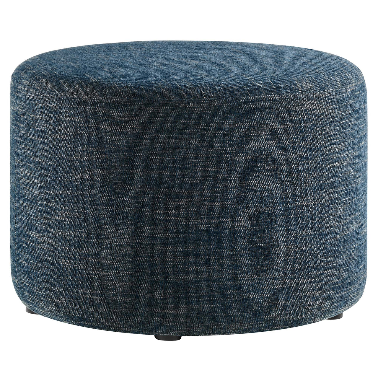 Calyx Round Pouf, Small, Azure