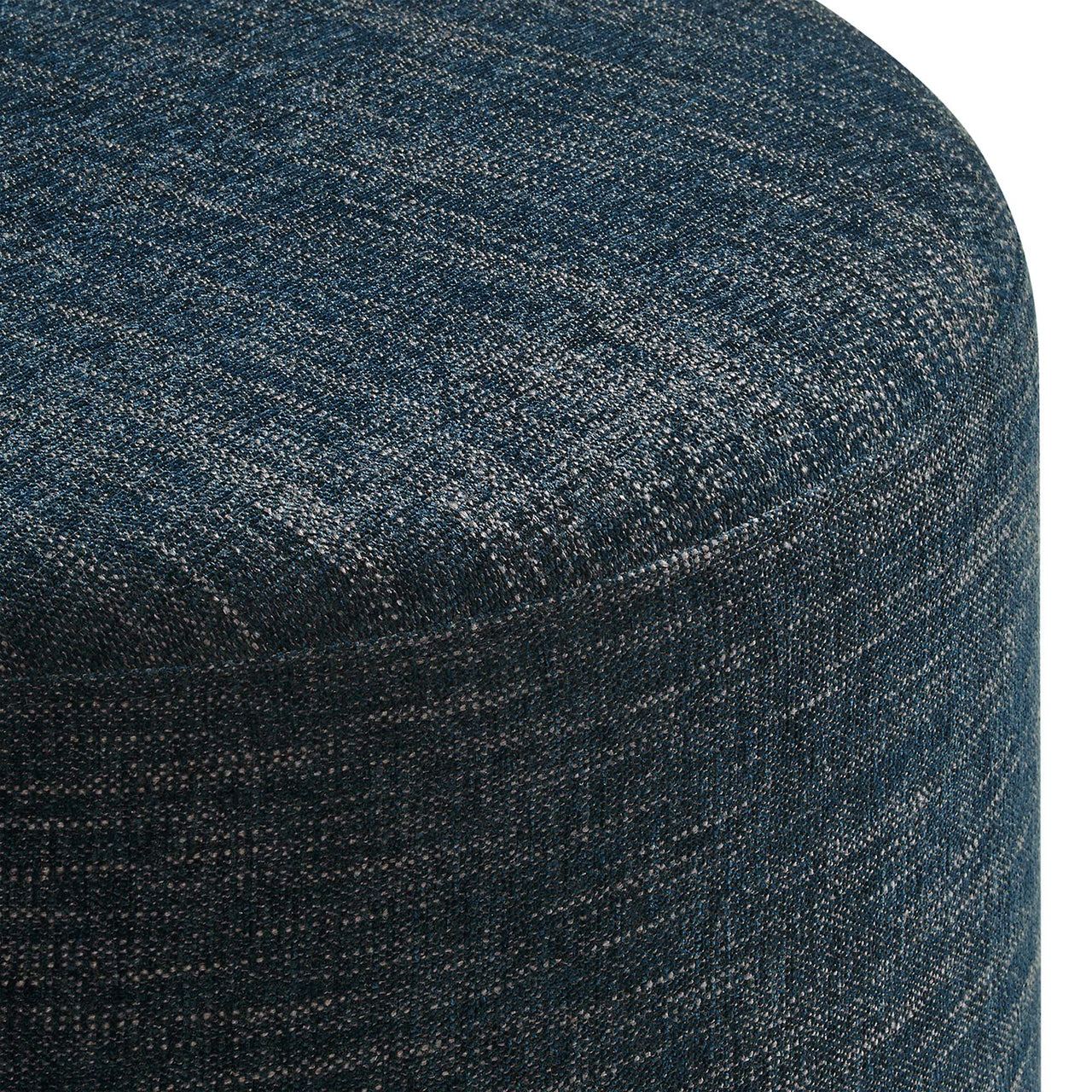 Calyx Round Pouf, Small, Azure