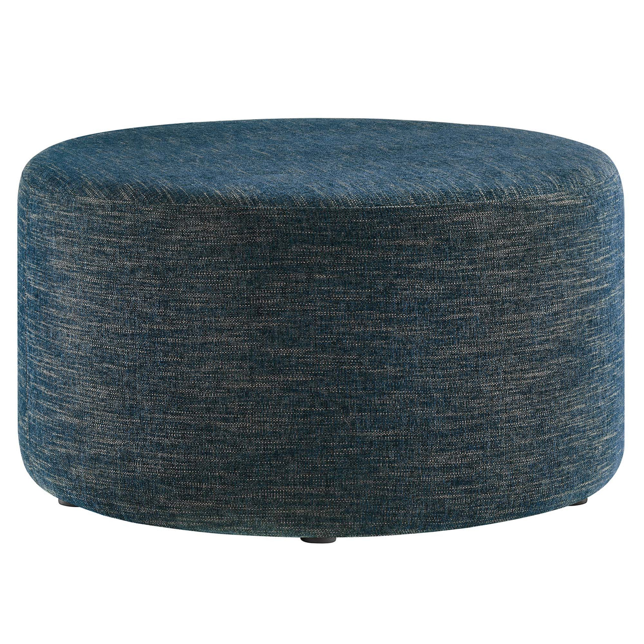 Calyx Round Pouf, Medium, Azure