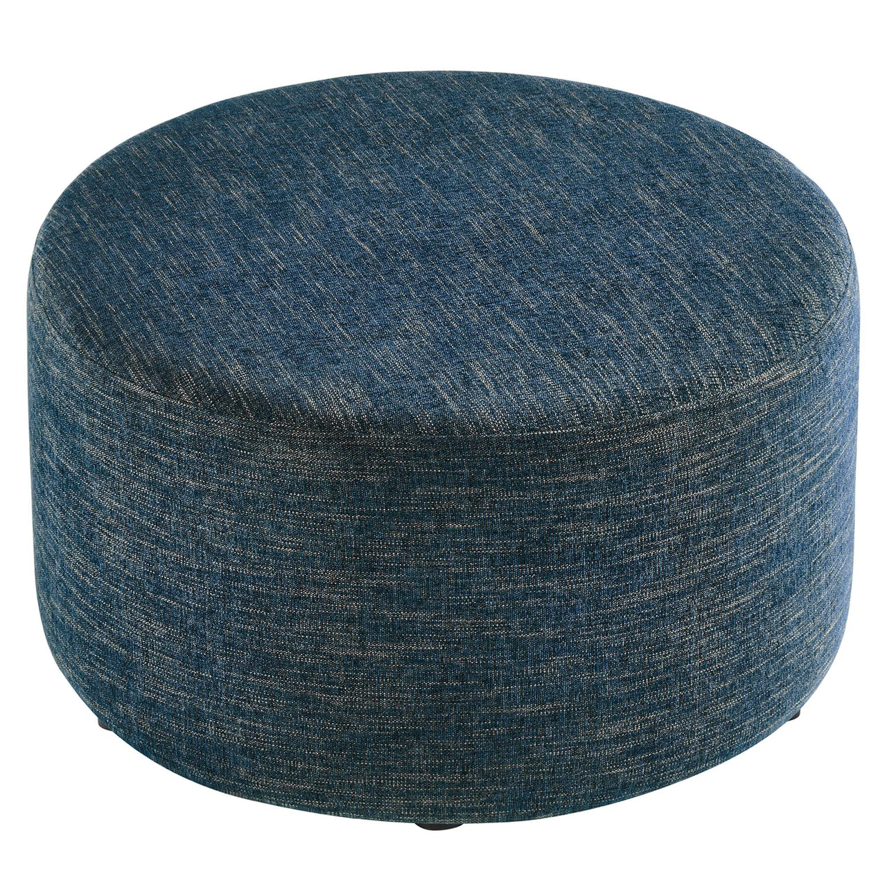 Calyx Round Pouf, Medium, Azure