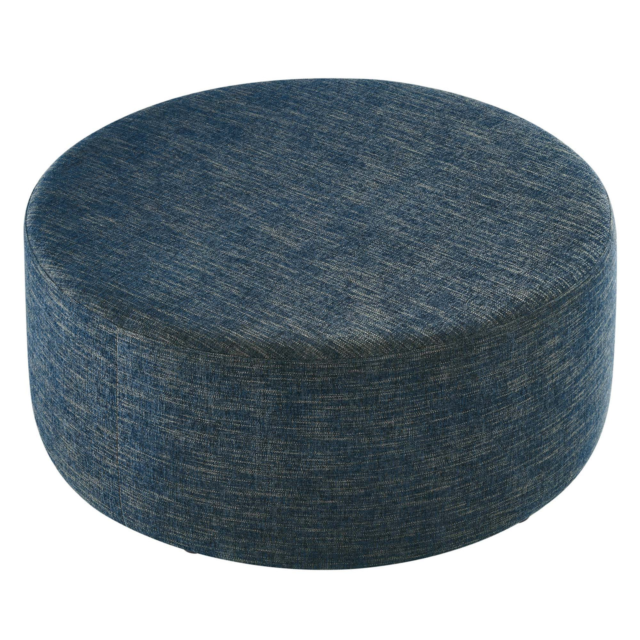 Calyx Round Pouf, Large, Azure
