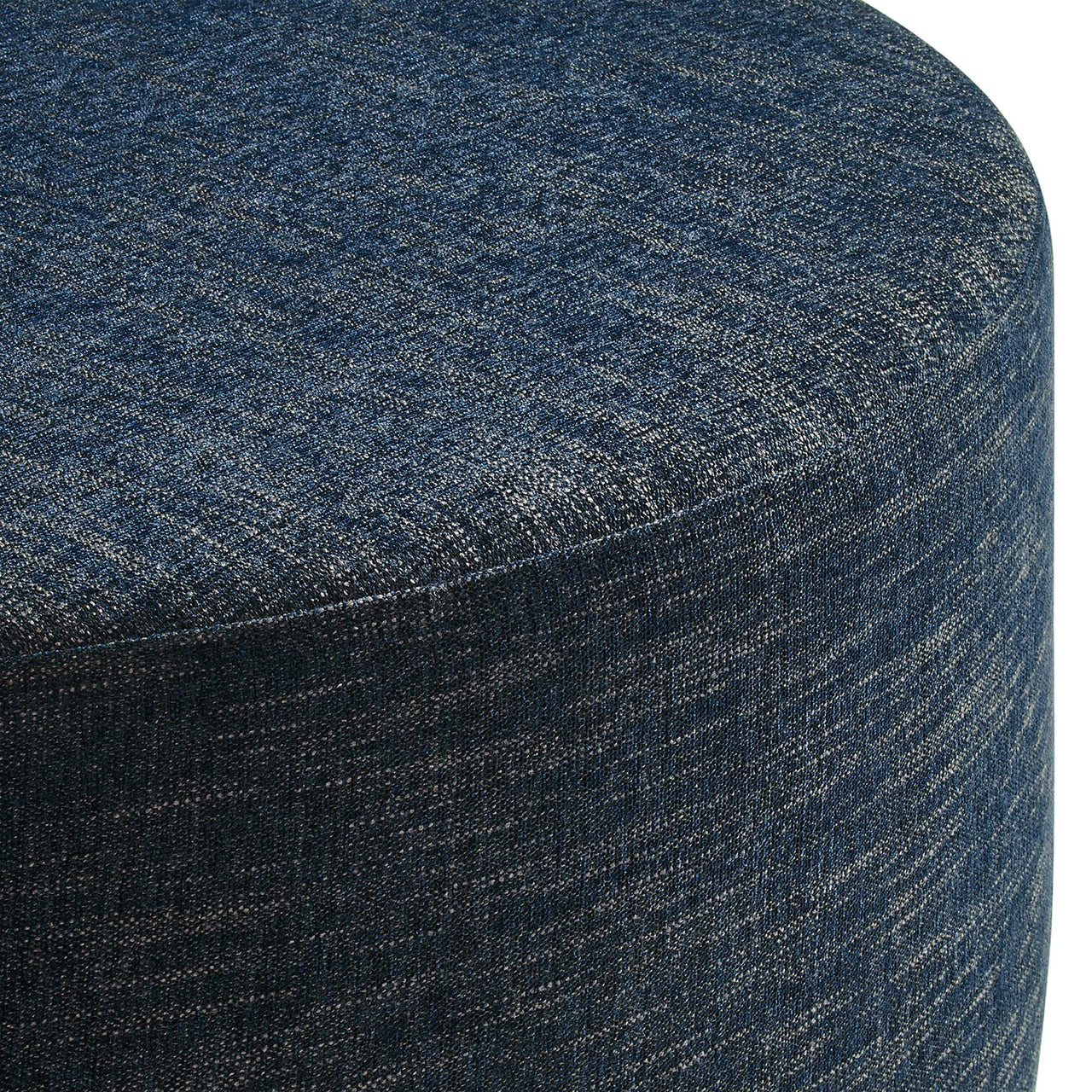 Calyx Round Pouf, Large, Azure