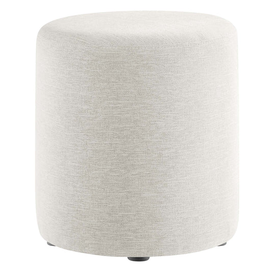 Calyx Round Stool | Side Table, Ivory