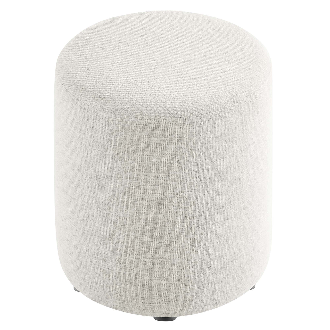 Calyx Round Stool | Side Table, Ivory