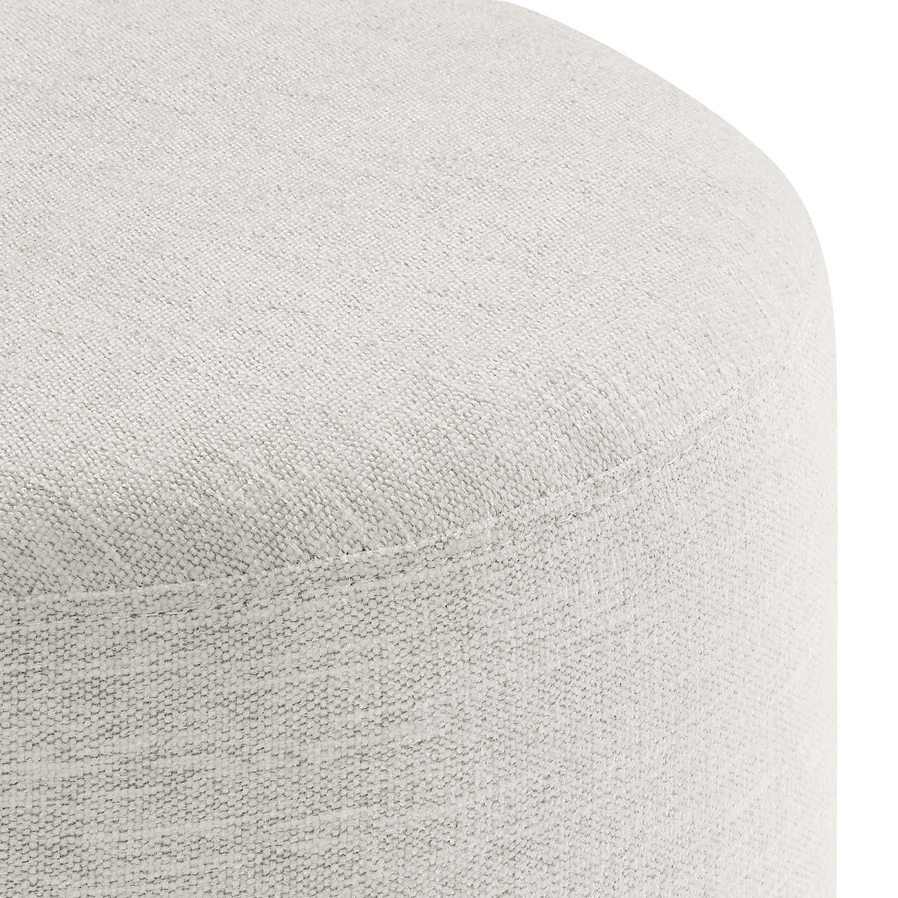 Calyx Round Stool | Side Table, Ivory
