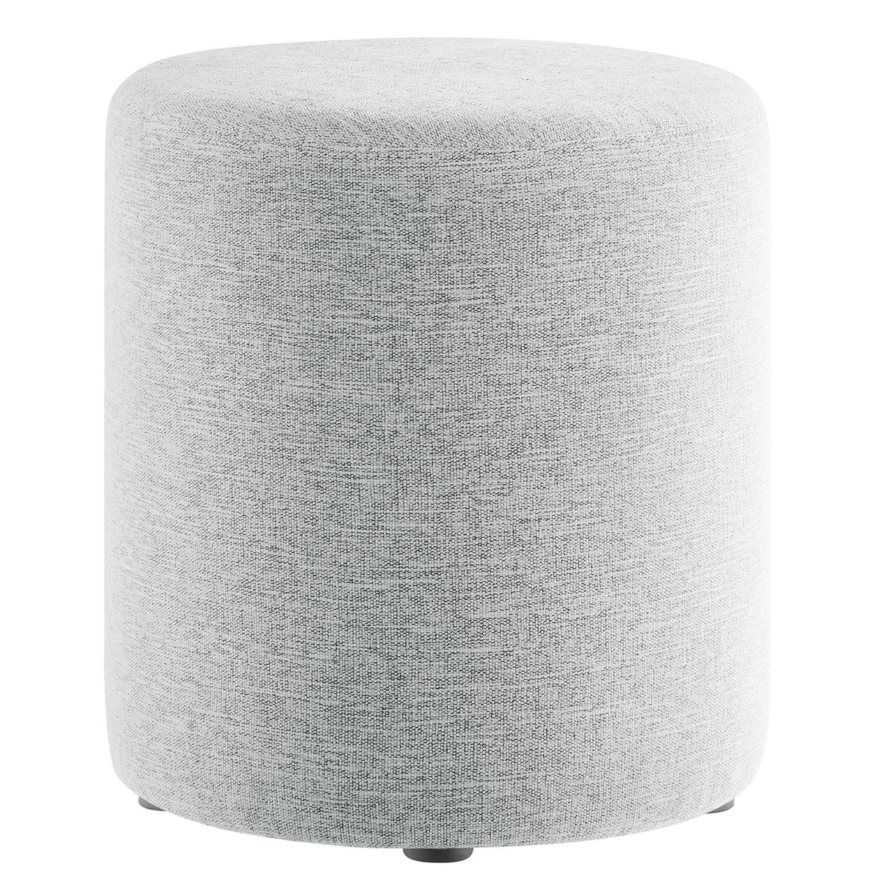 Calyx Round Stool | Side Table, Light Gray
