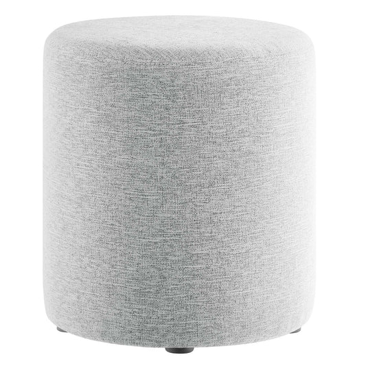 Calyx Round Stool | Side Table, Light Gray