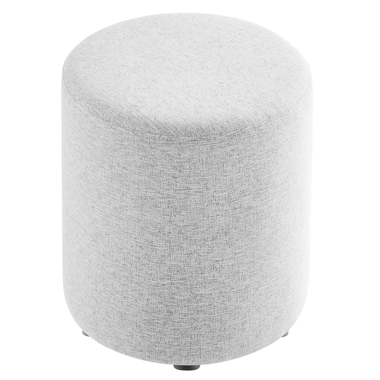 Calyx Round Stool | Side Table, Light Gray