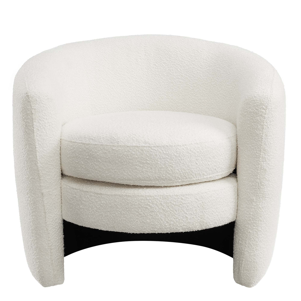 Attune Boucle Accent Chair, Ivory