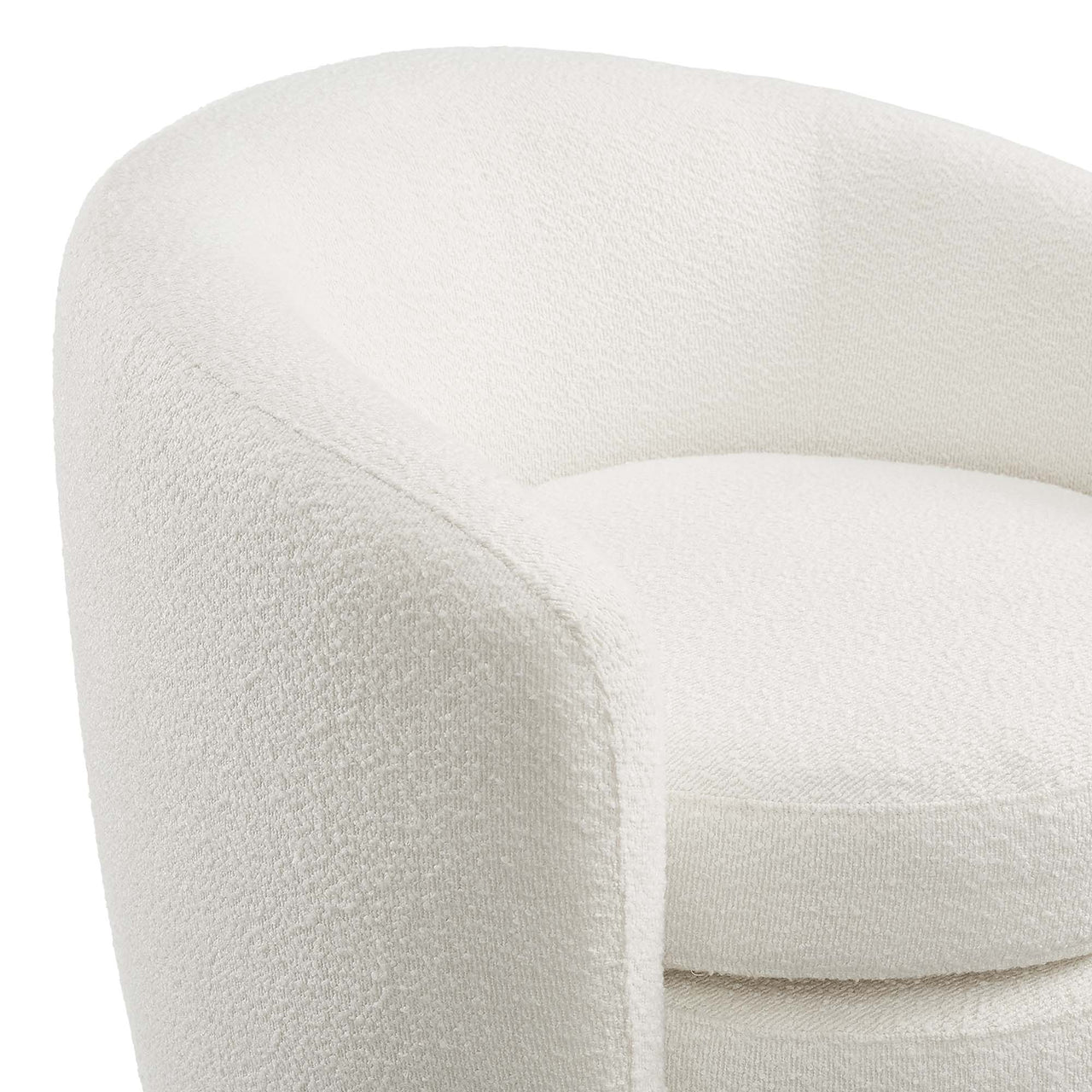 Attune Boucle Accent Chair, Ivory