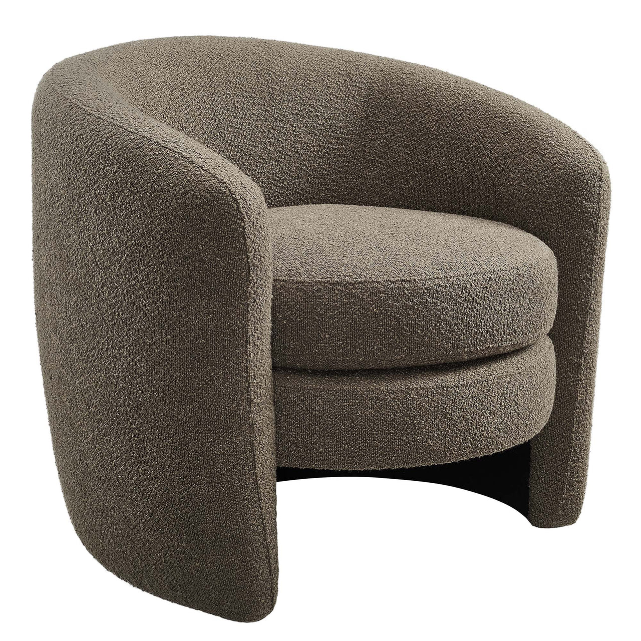Attune Boucle Accent Chair, Pebble