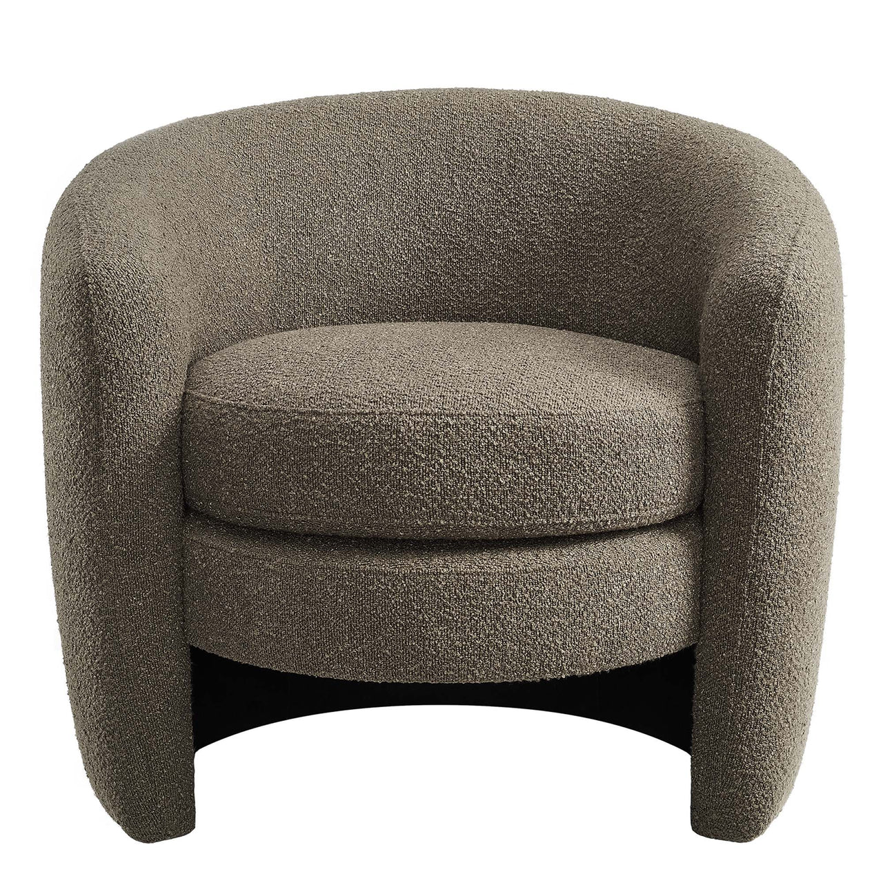 Attune Boucle Accent Chair, Pebble