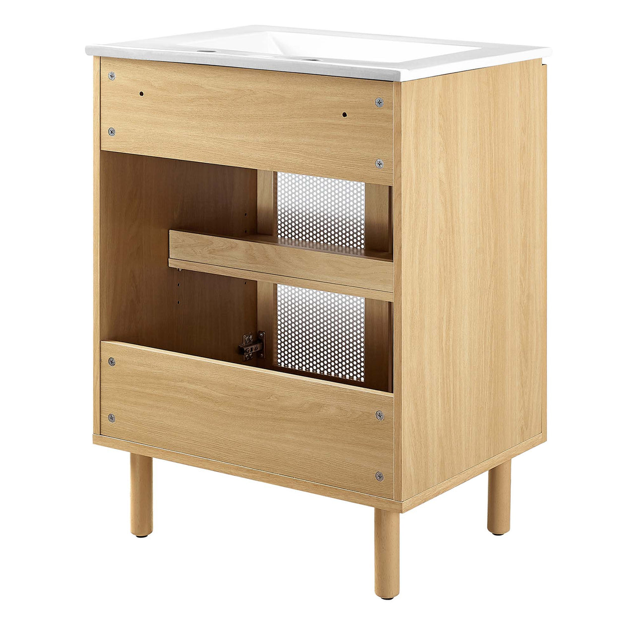 Kayatan Vanity Unit, Small, White & Oak