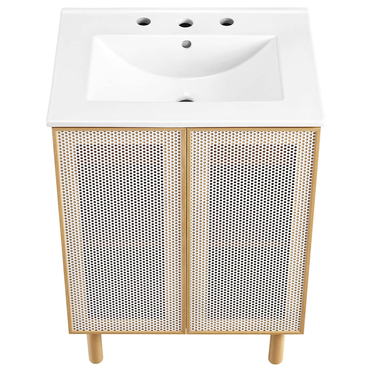 Kayatan Vanity Unit, Small, White & Oak