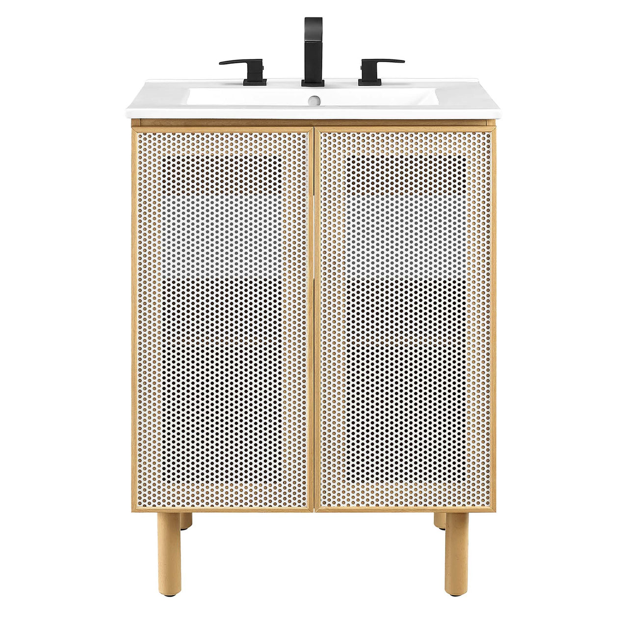 Kayatan Vanity Unit, Small, White & Oak