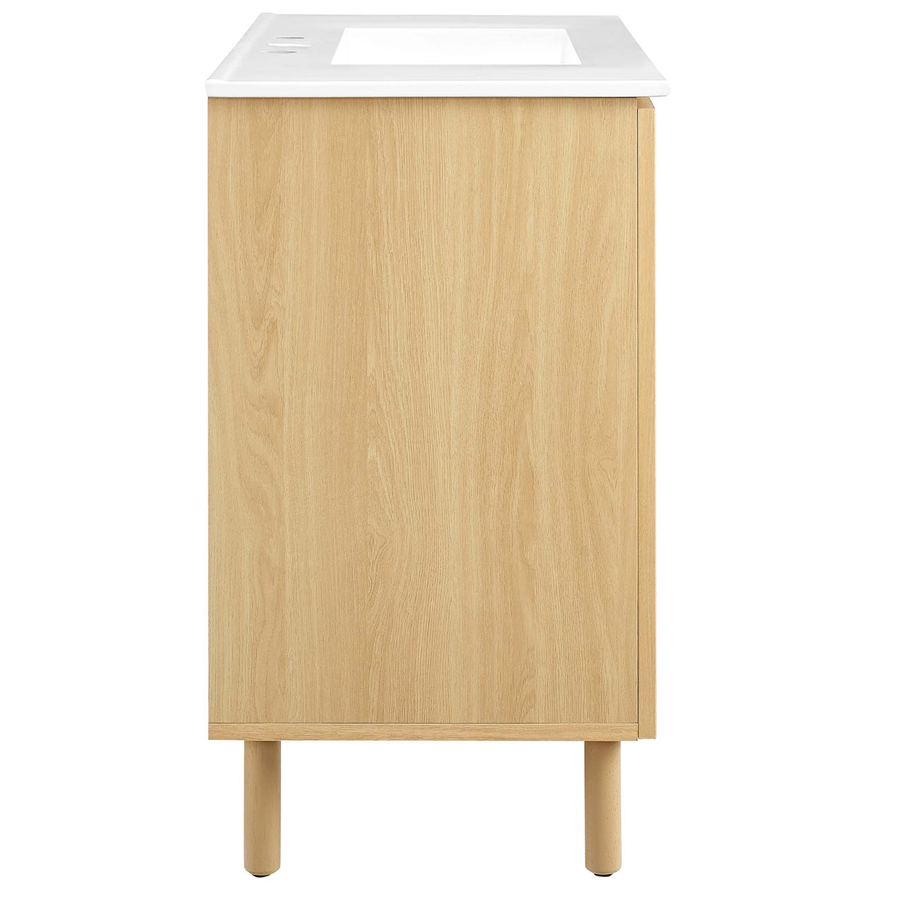 Kayatan Vanity Unit, Large, White & Oak