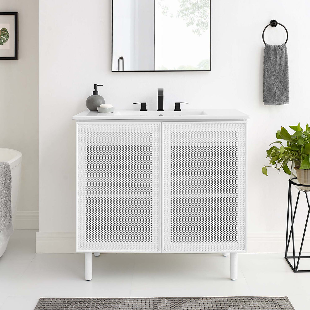 Kayatan Vanity Unit, Large, White