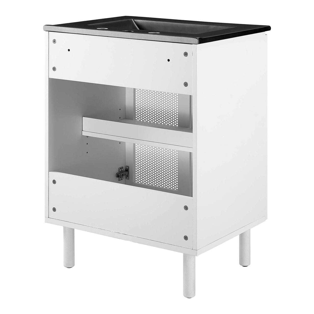 Kayatan Vanity Unit, Small, Black & White