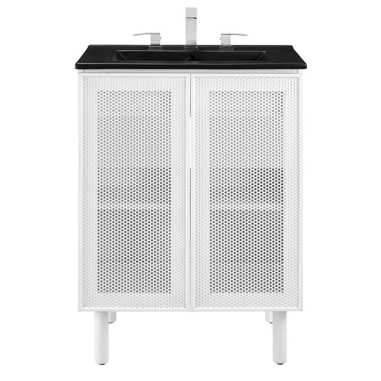 Kayatan Vanity Unit, Small, Black & White