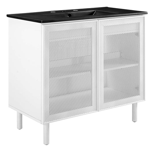 Kayatan Vanity Unit, Large, Black & White