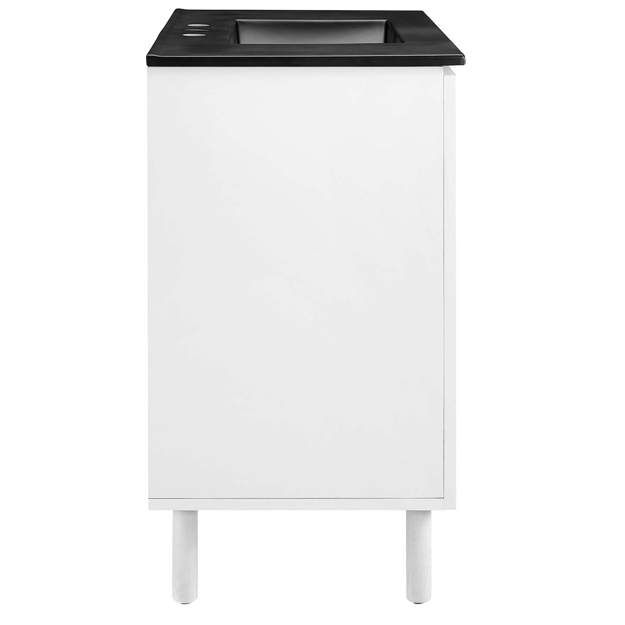 Kayatan Vanity Unit, Large, Black & White