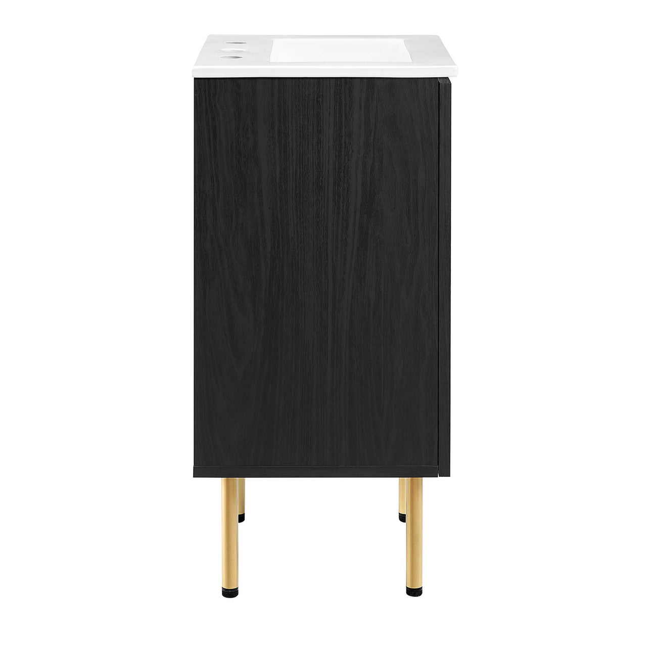 Calden Vanity Unit, Extra Small, Black & White