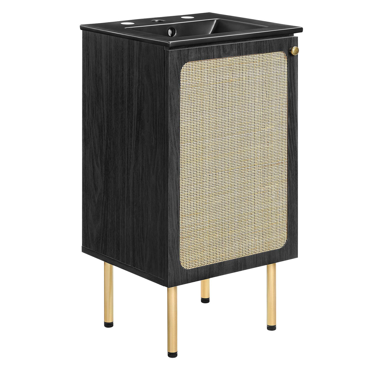 Calden Vanity Unit, Extra Small, Black