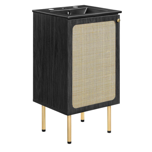 Calden Vanity Unit, Extra Small, Black