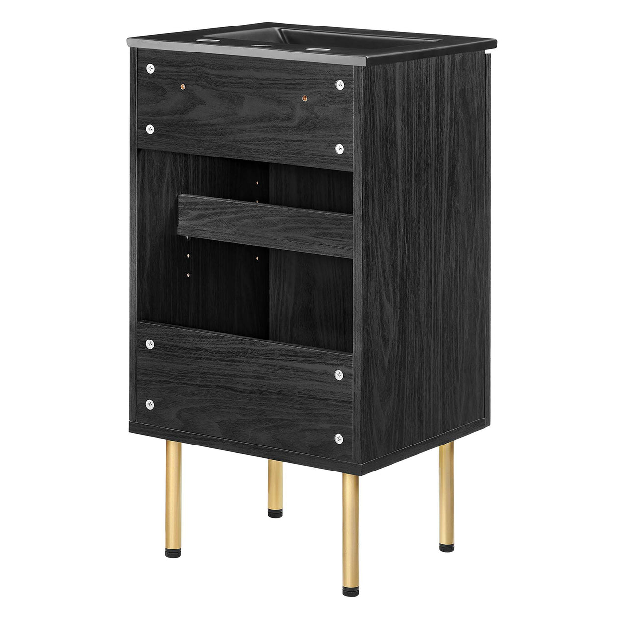Calden Vanity Unit, Extra Small, Black