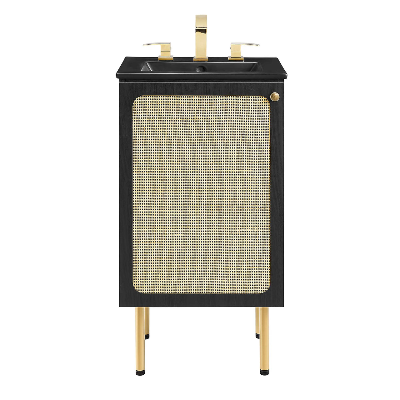 Calden Vanity Unit, Extra Small, Black