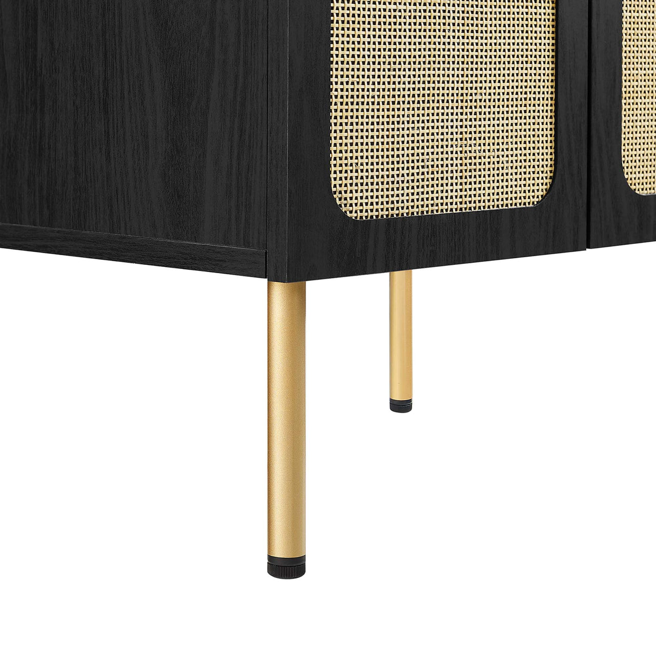 Calden Vanity Unit, Small, Black & White