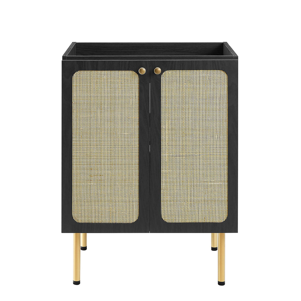 Calden Vanity Unit, Small, Black & White