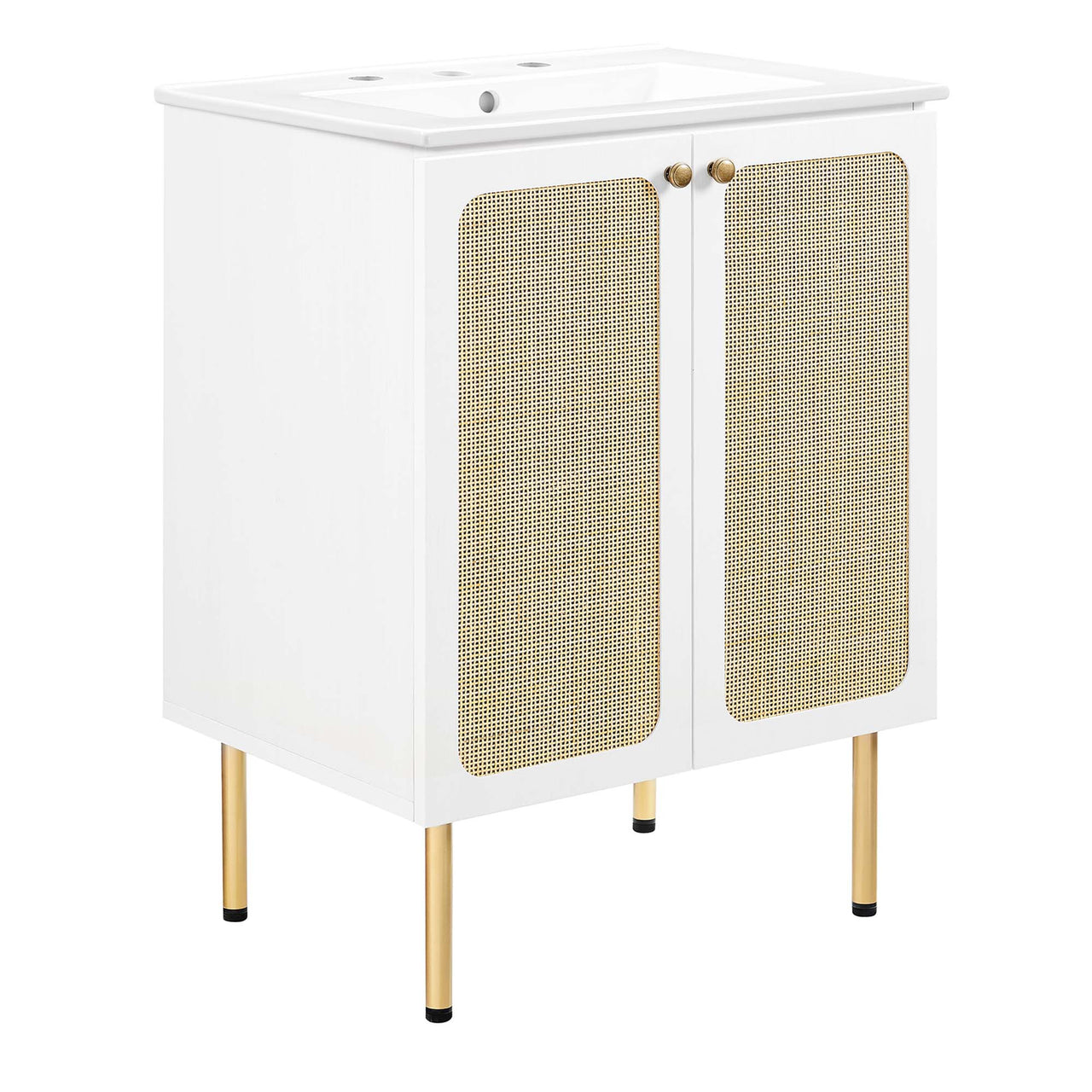 Calden Vanity Unit, Small, White