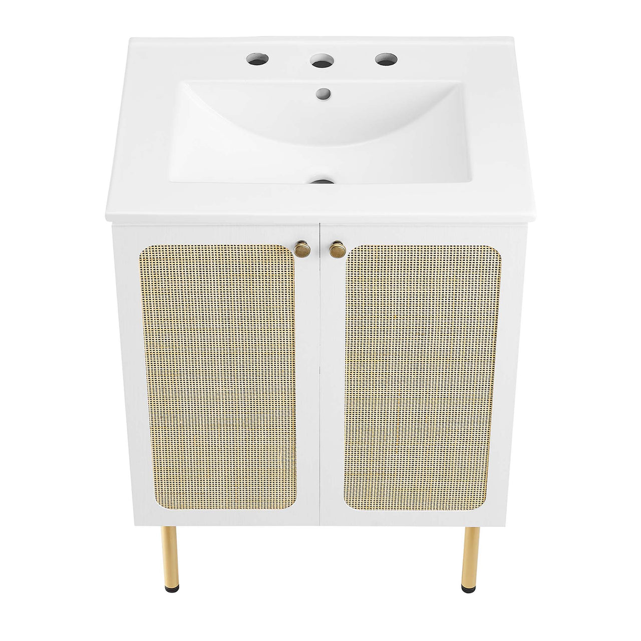 Calden Vanity Unit, Small, White
