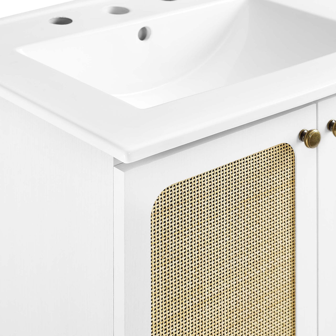 Calden Vanity Unit, Small, White