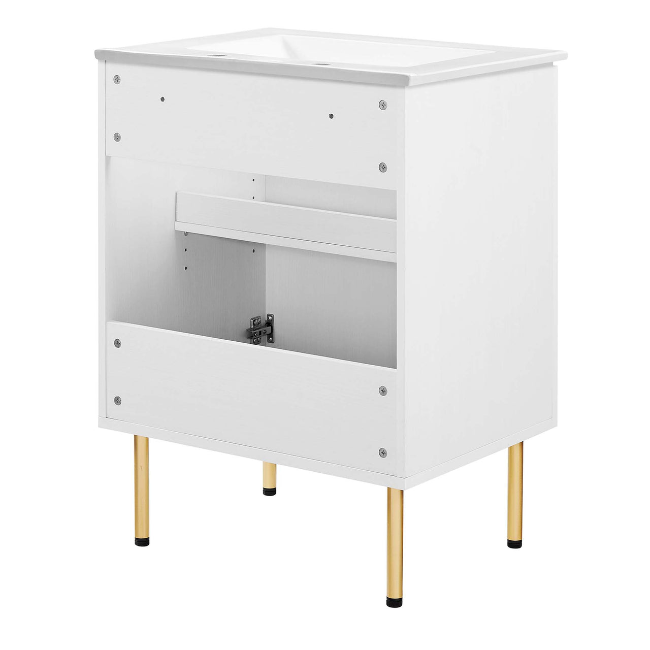 Calden Vanity Unit, Small, White