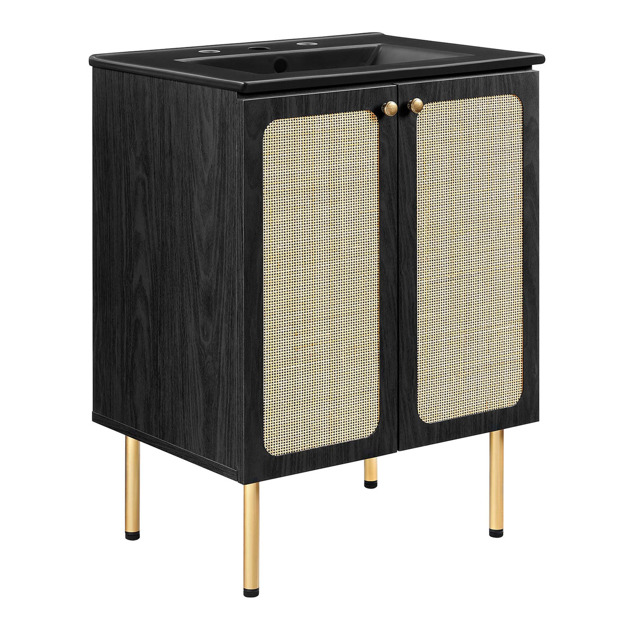 Calden Vanity Unit, Small, Black