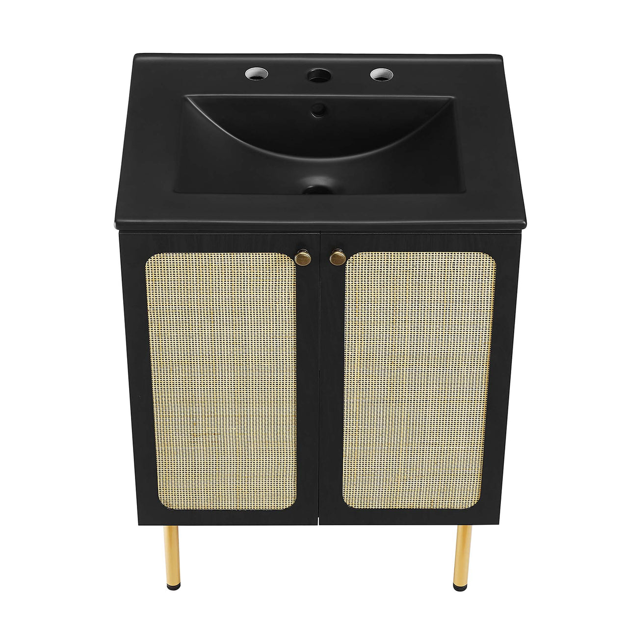 Calden Vanity Unit, Small, Black