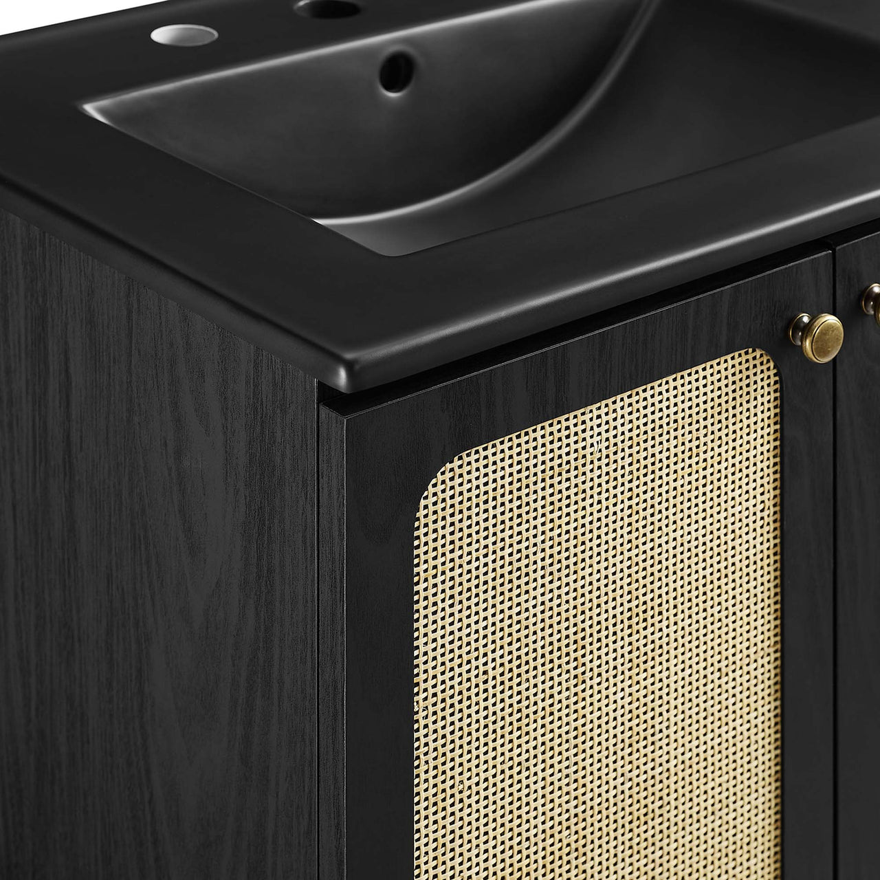Calden Vanity Unit, Small, Black