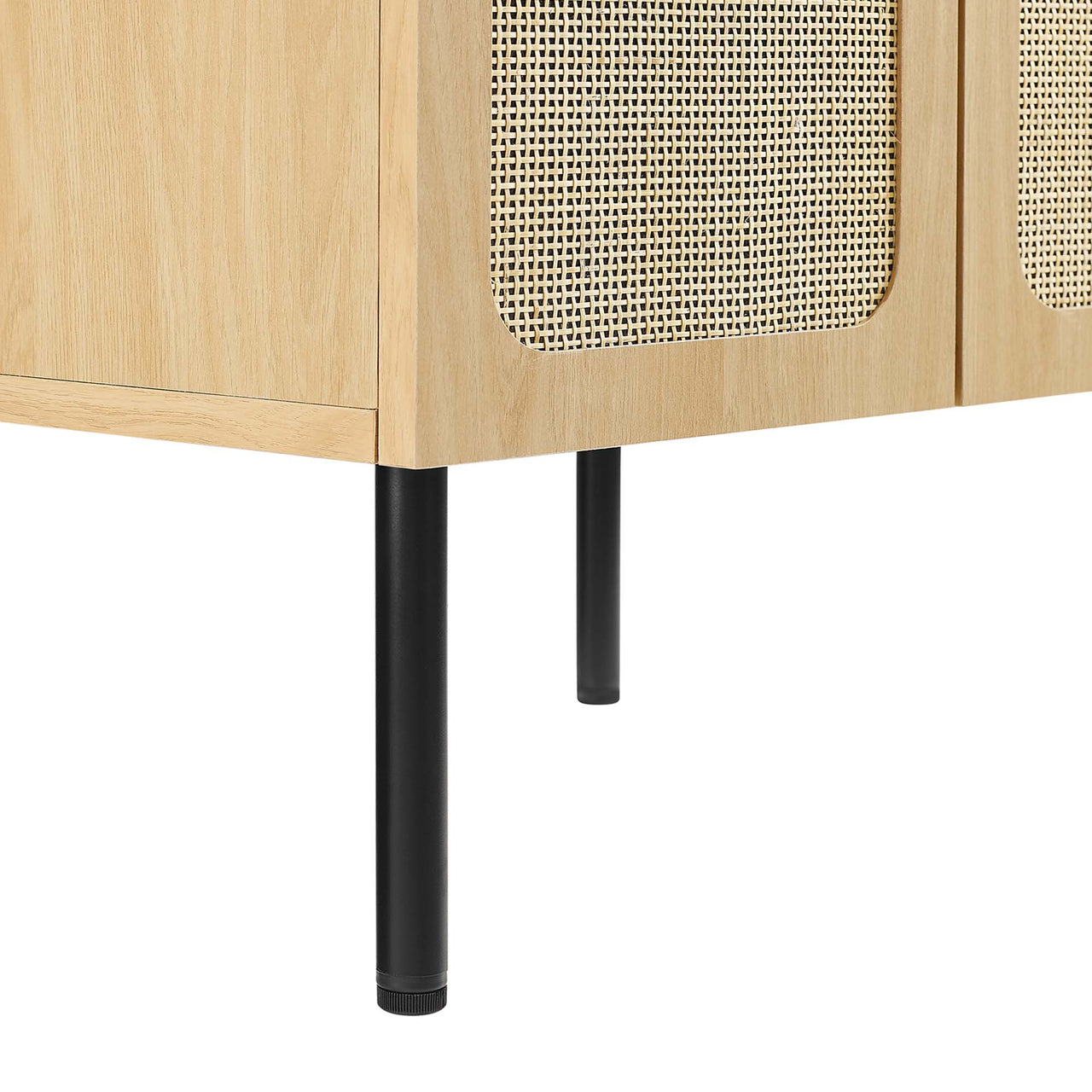 Calden Vanity Unit, Small, Oak & Black