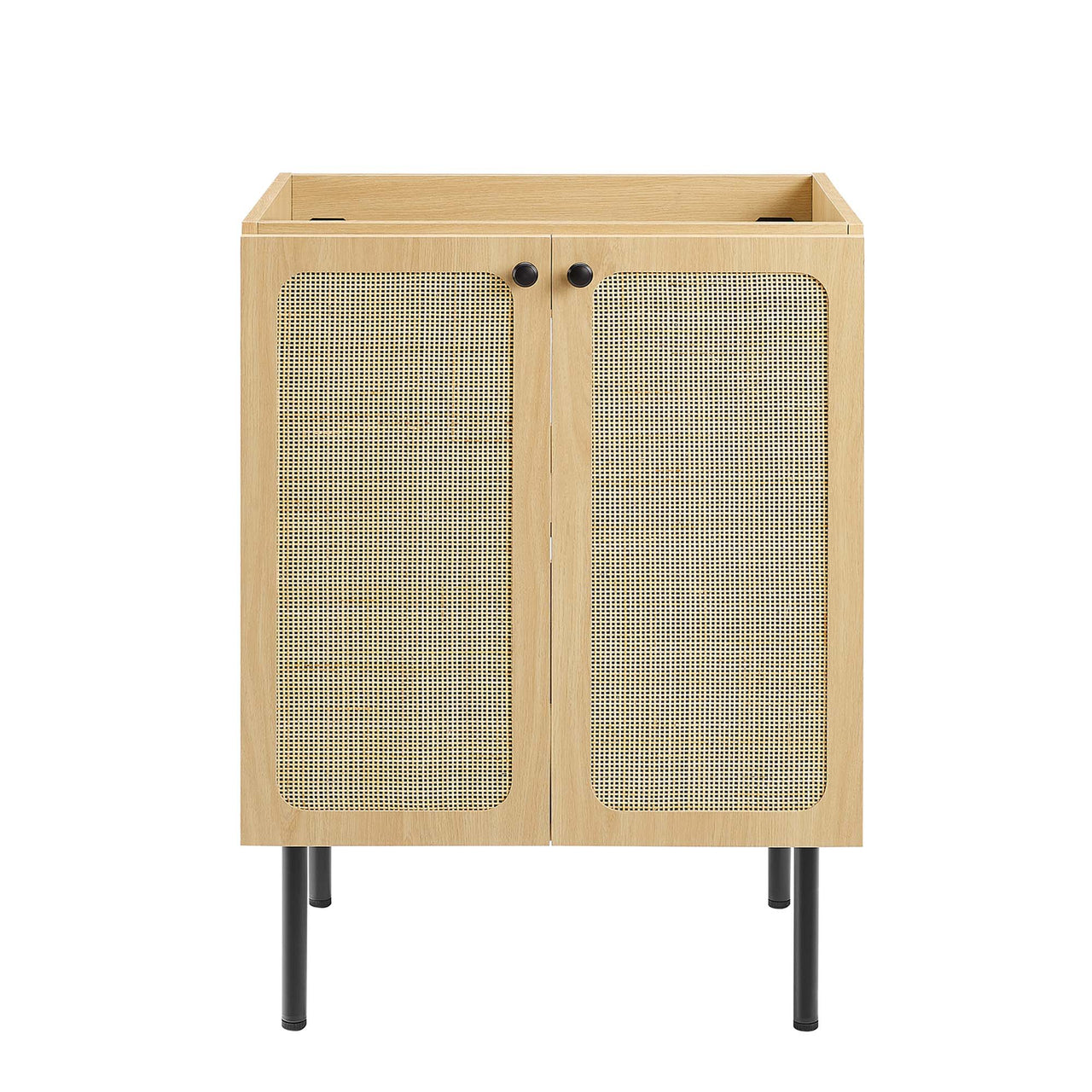 Calden Vanity Unit, Small, Oak & Black