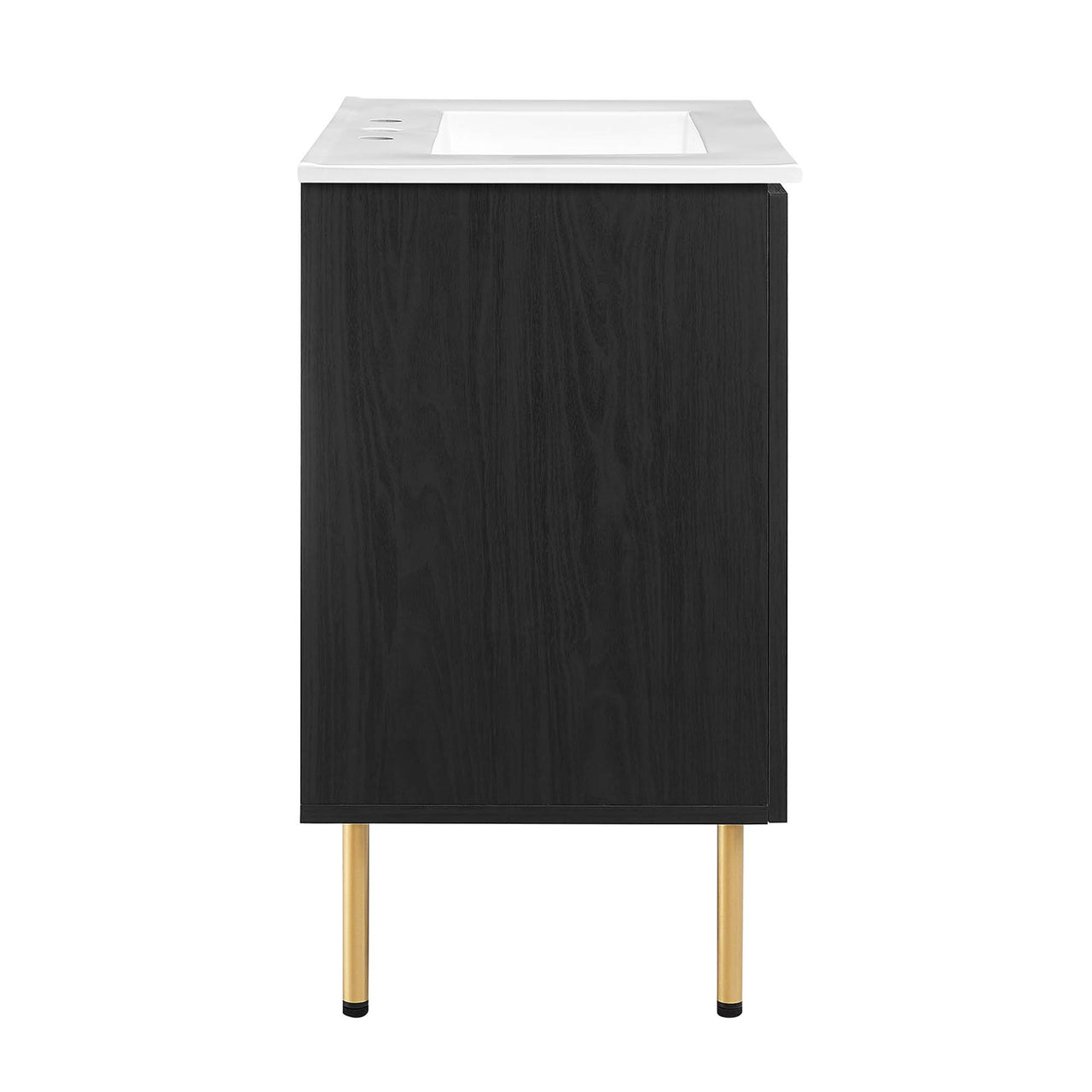 Calden Vanity Unit, Medium, Black & White