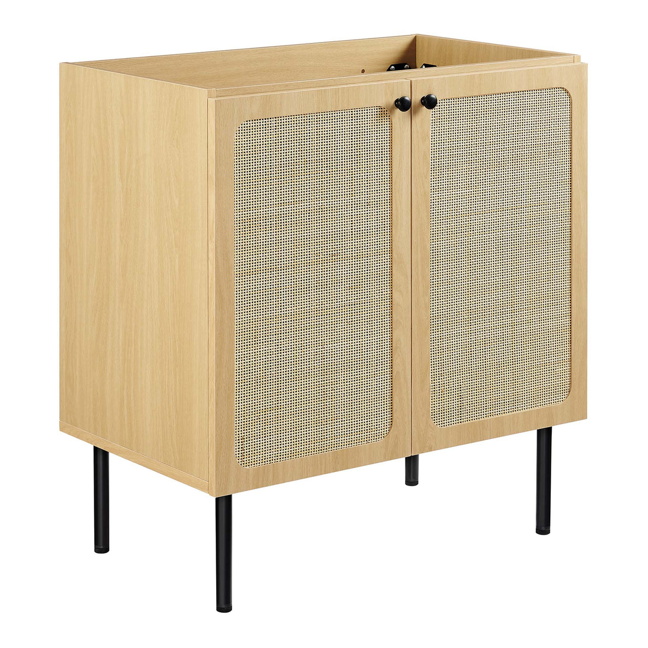 Calden Vanity Unit, Medium, Oak & White