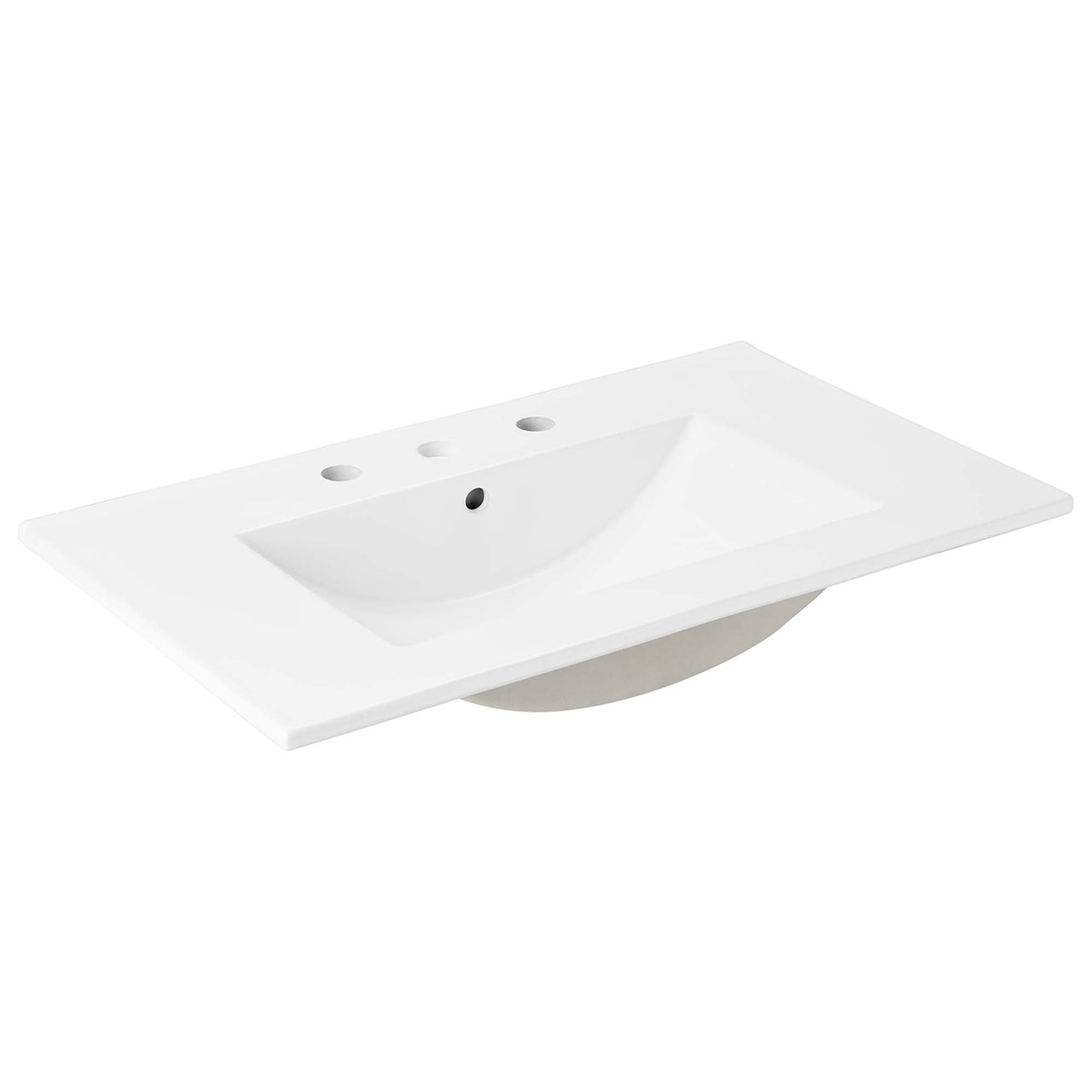 Calden Vanity Unit, Medium, Oak & White