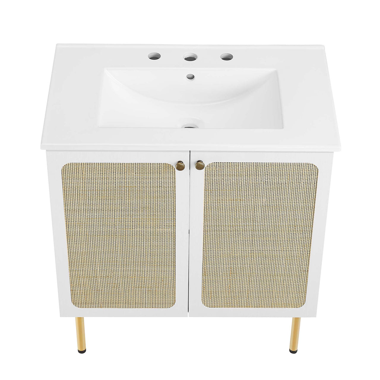 Calden Vanity Unit, Medium, White